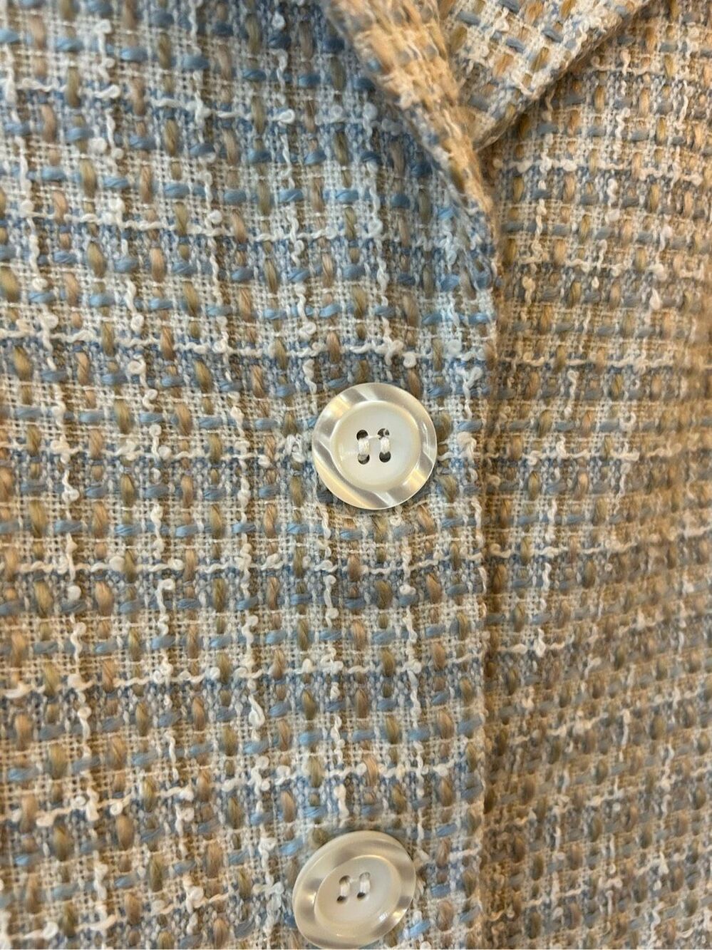 Vintage 90's Breakin' Loose Tweed Suit Set Sz 5/6 Y2K Academia Clueless School g - Picture 8 of 13
